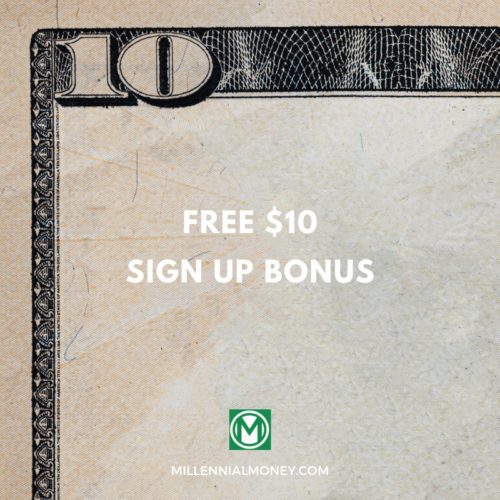 $10 sign up bonus