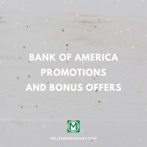 bank of america promotions