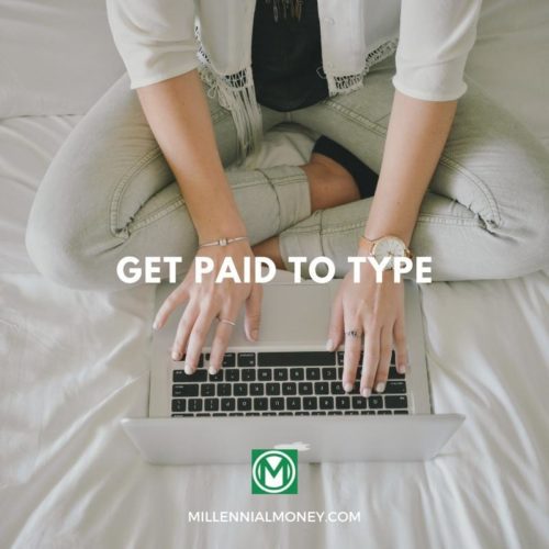 get paid to type