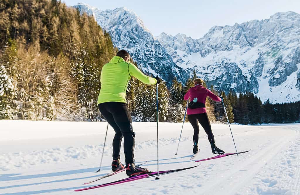ski de fond skating sur piste