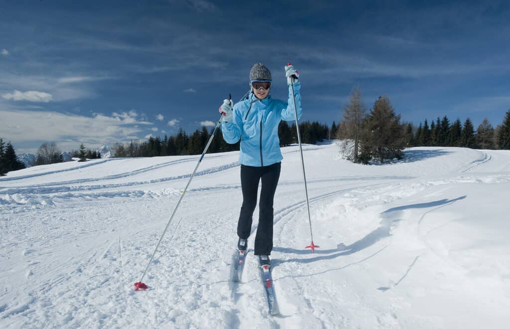 skieuse de fond