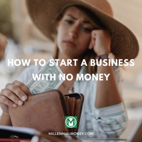 start a business with no money