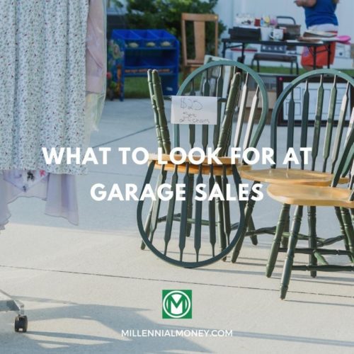 what to look for at garage sales