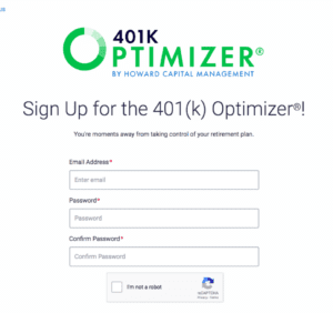 401k optimizer sign up next