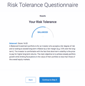 risk tolerance questionnaire