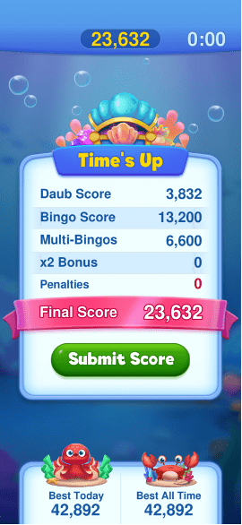 won points with bingo clash